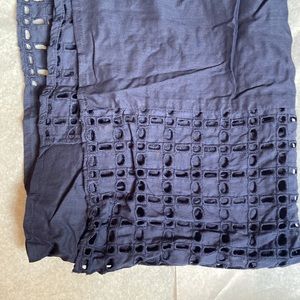 NWT LOFT infinity navy scarf